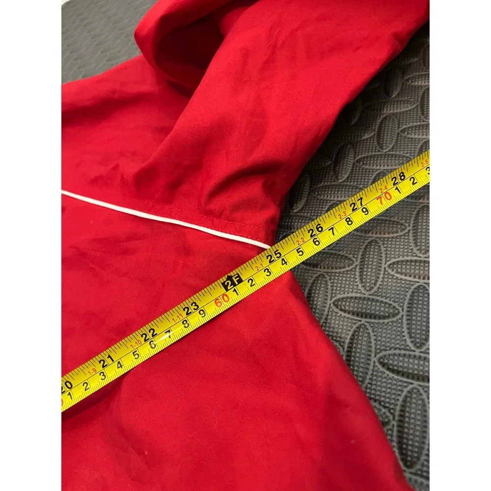 Adidas Windbreaker Jacket Mens XL Red NC State Wolfpack NCAA‎ Full Zip Coat